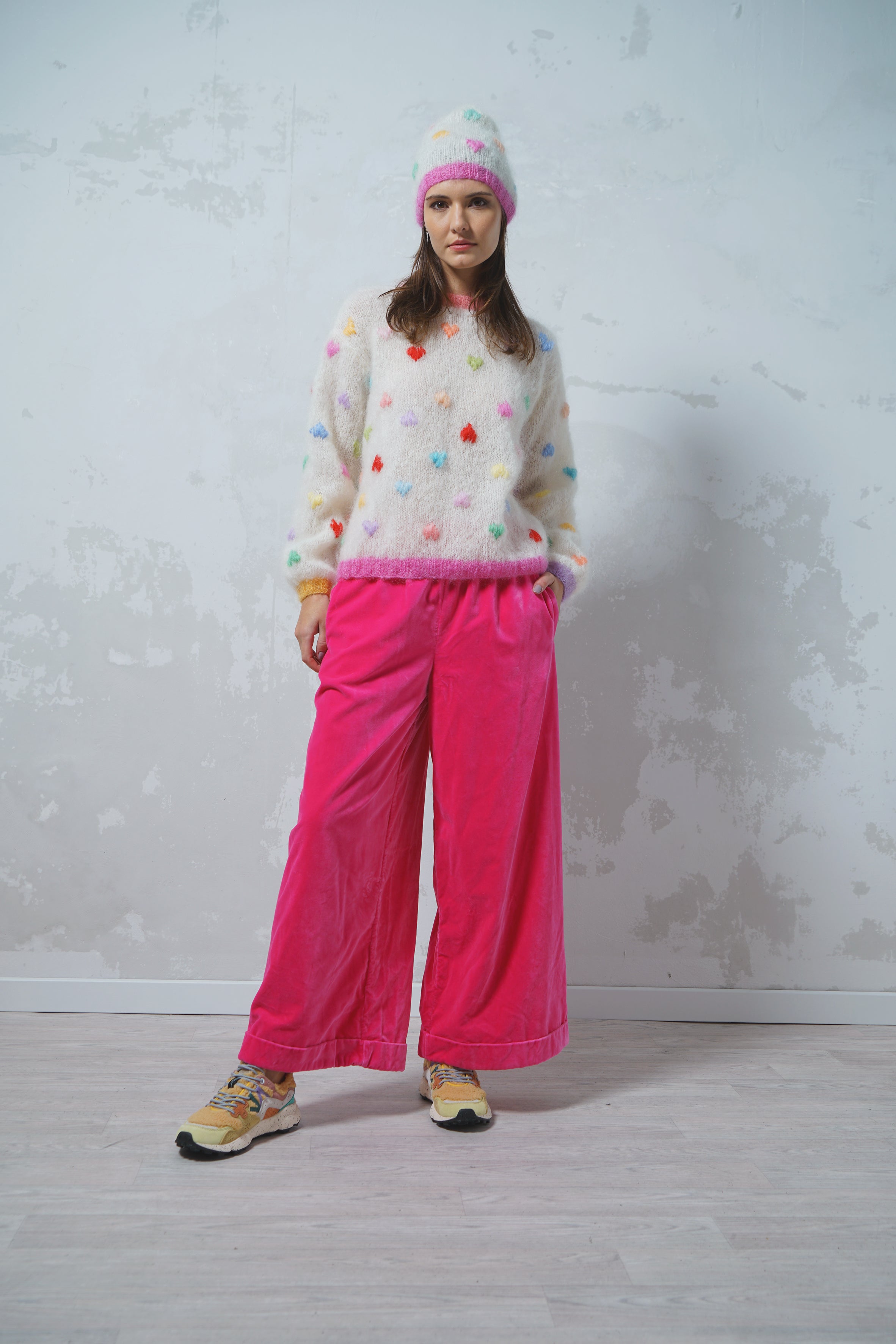 PANTALONI FUCSIA DANIELA GREGIS