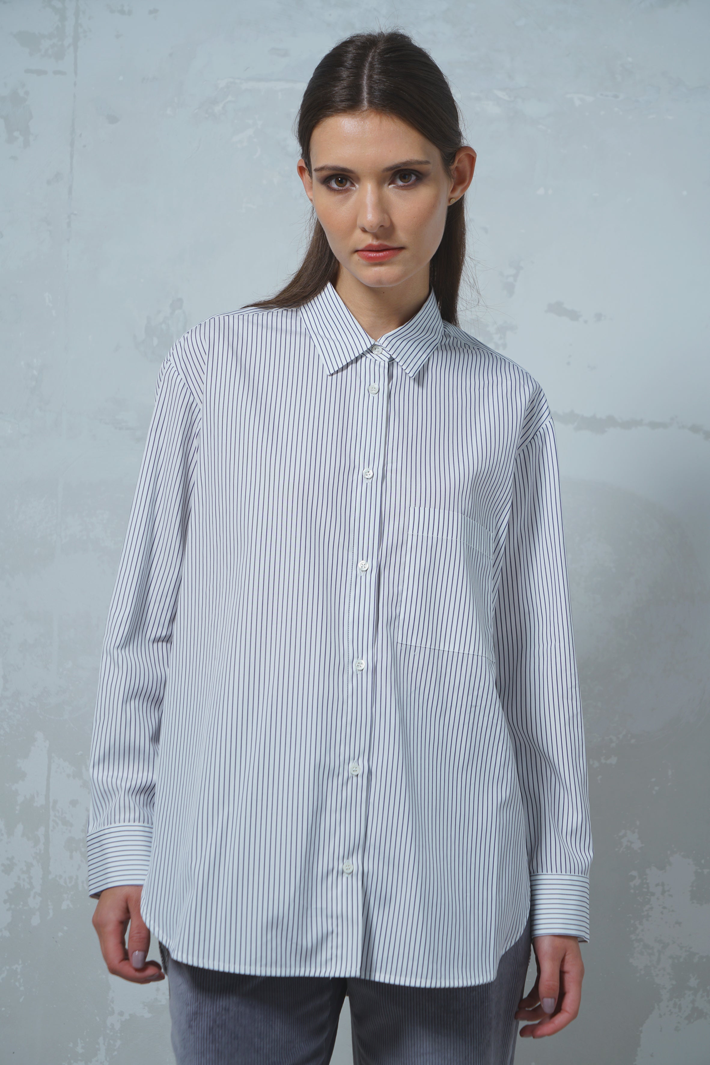 CAMICIA SARTORIALE A RIGHE