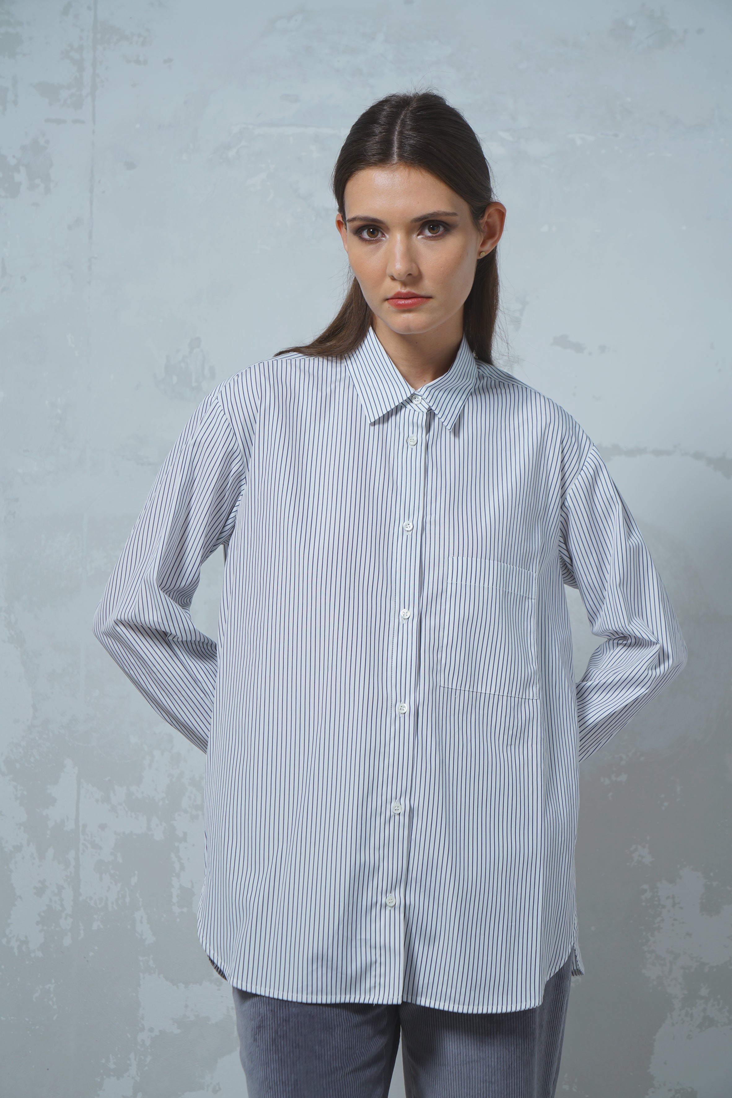 CAMICIA SARTORIALE A RIGHE